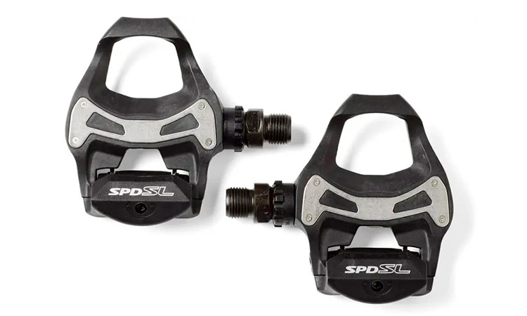 Фотография Педали контактные Shimano PD-R550, шоссейные, SPD-SL, чёрные  