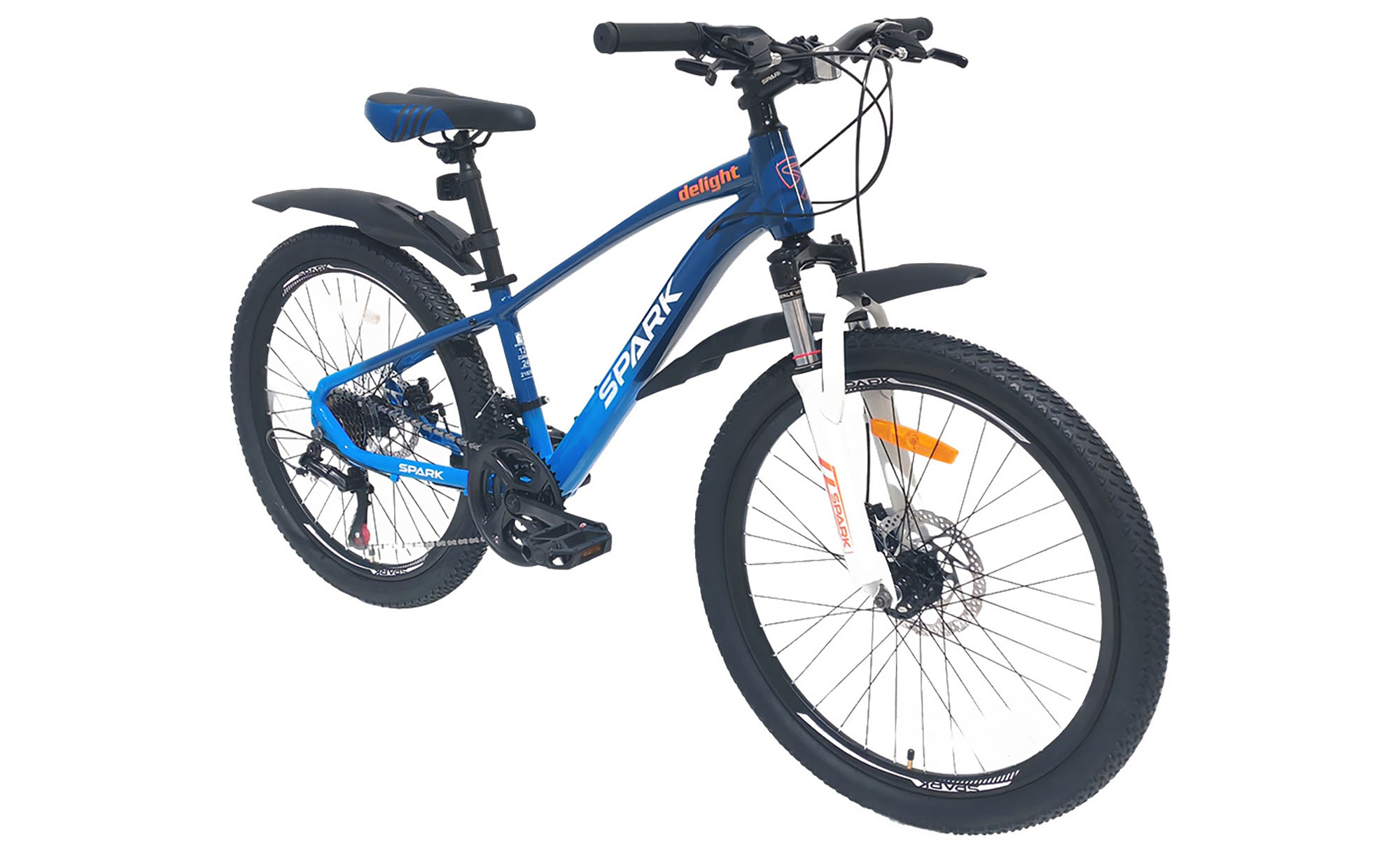 Велосипед SPARK DELIGHT 24" рама 12", год 2025, синий 4 Велосипед SPARK DELIGHT 24" рама 12", год 2025, синий 4