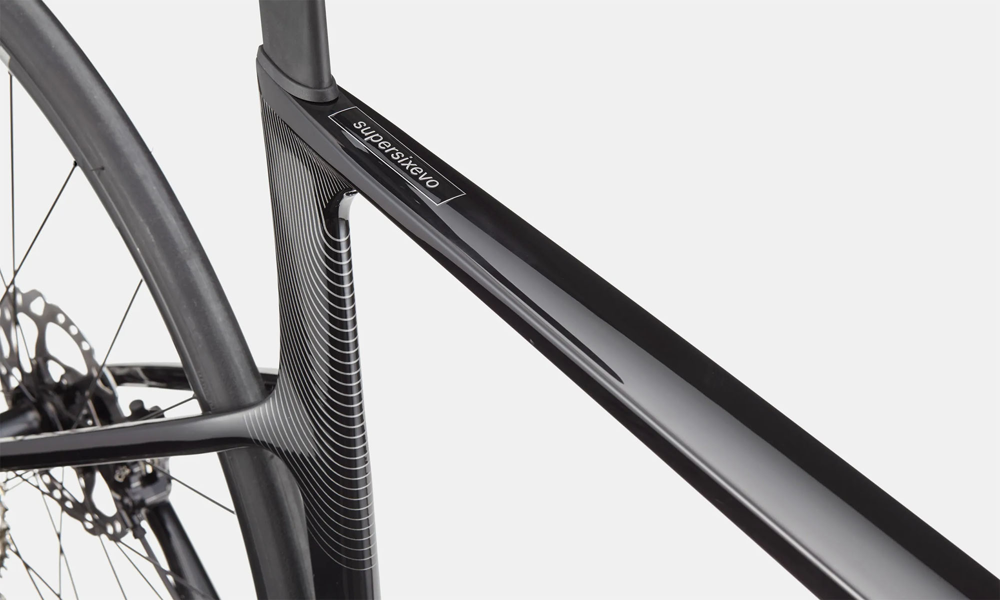 Велосипед Cannondale SuperSix EVO Carbon 4, 28", розмір XL, рама 58см, 2025, чорний 4 Велосипед Cannondale SuperSix EVO Carbon 4, 28", розмір XL, рама 58см, 2025, чорний 4