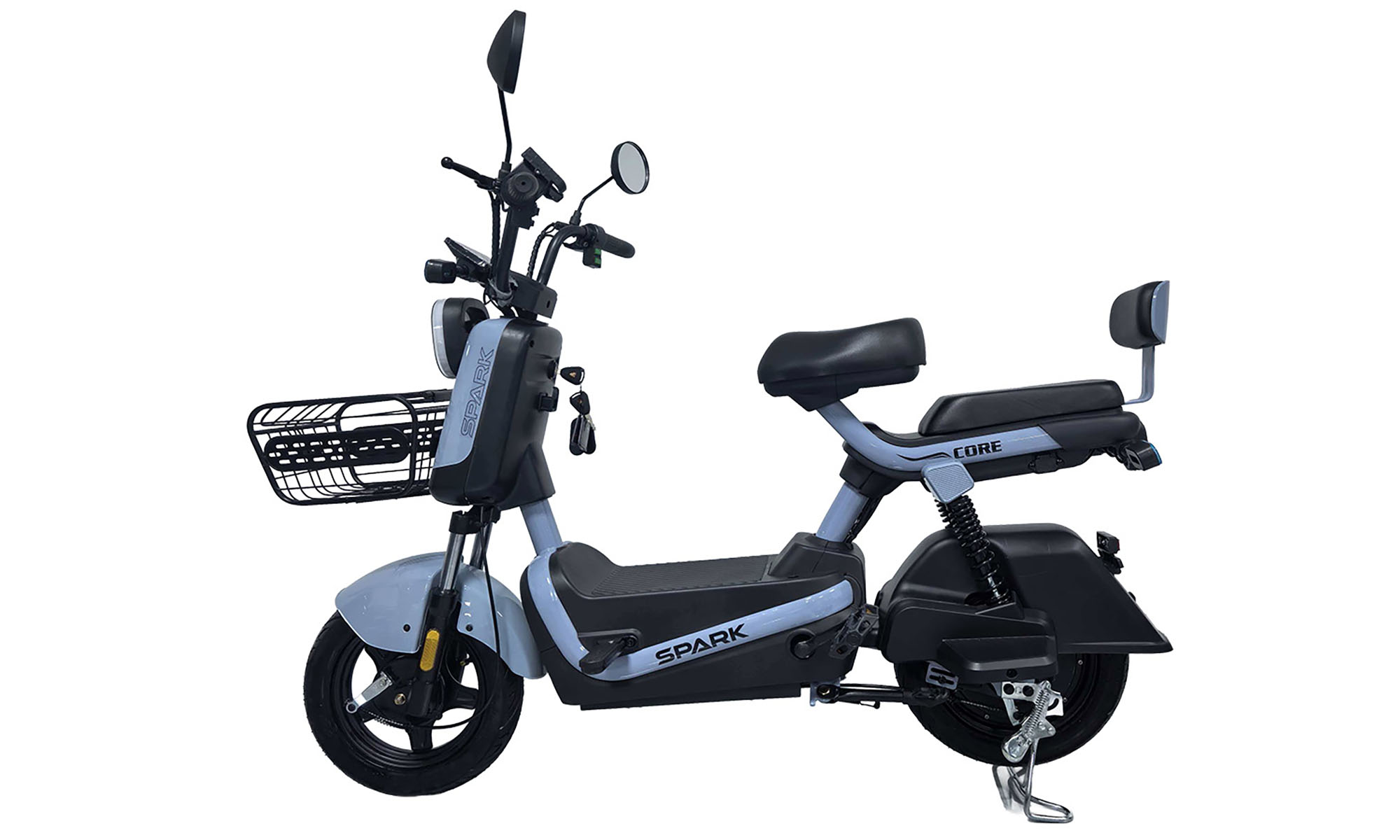 Велосипед с электромотором SPARK CORE 14", 60V/1000W/25Ah, год 2026, синий 