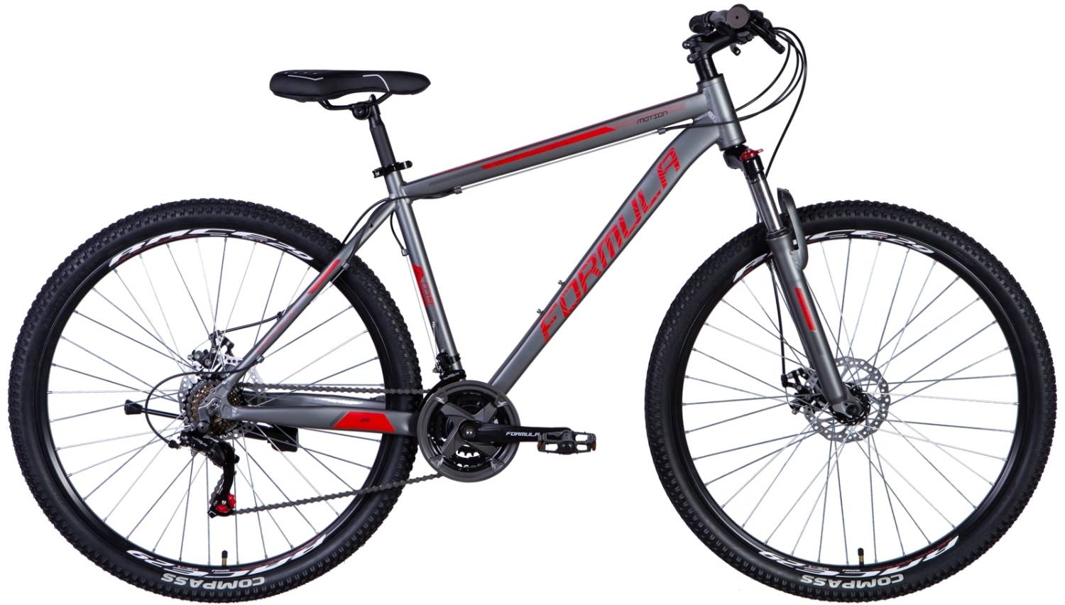 Фотография Велосипед Formula MOTION 29" размер L рама 19 2024 Серо-красный
