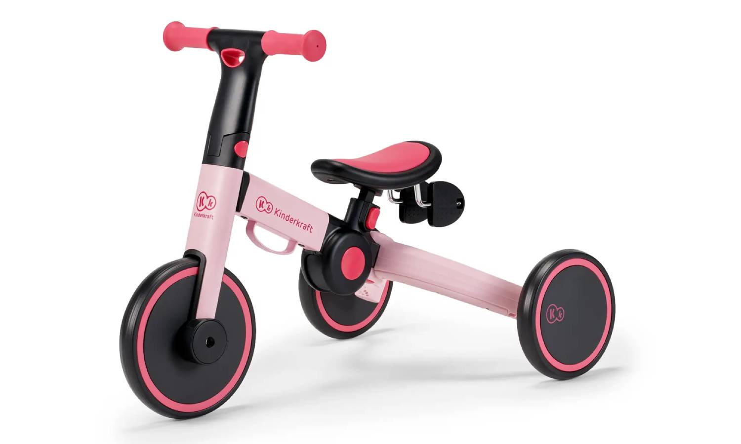 Фотография Трехколесный велосипед 3 в 1 Kinderkraft 4TRIKE Candy Pink