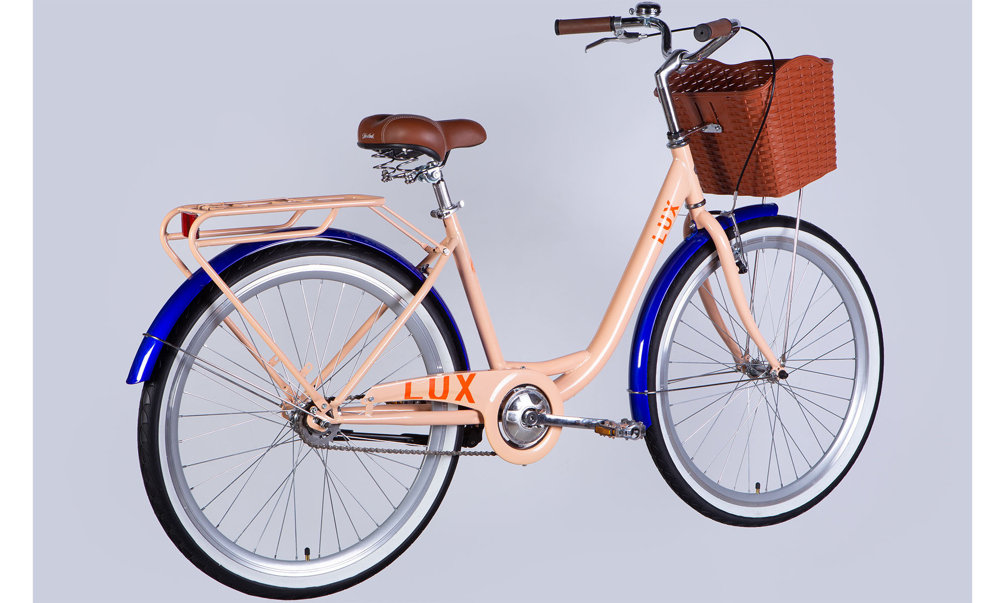 Велосипед Dorozhnik LUX Velosteel 26", размер M, рама-17", 2025, світло-рожевий 6