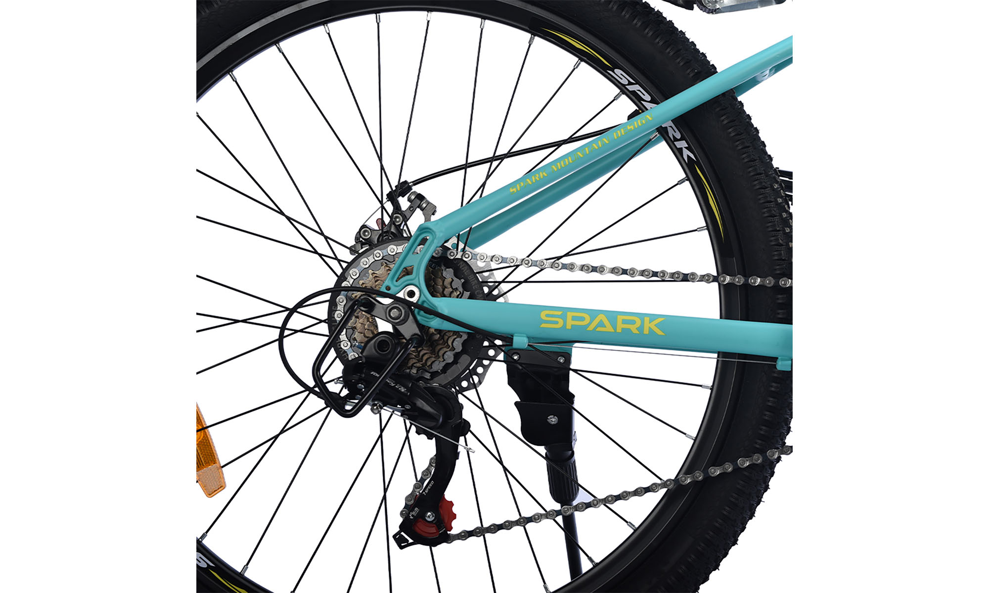 Велосипед SPARK ASTRO 26", размер XS, рама 13", год 2026, бирюзовый 4