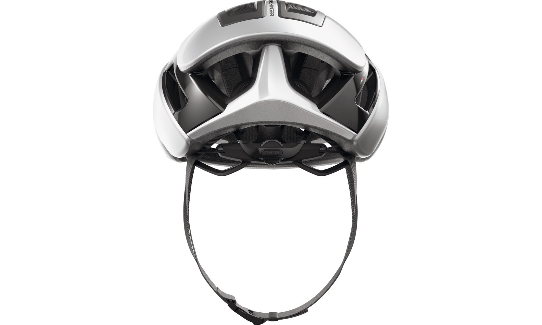 Велошлем спортивный ABUS GAMECHANGER 2.0 gleam silver, размер L (57-61 см), серебристый 2