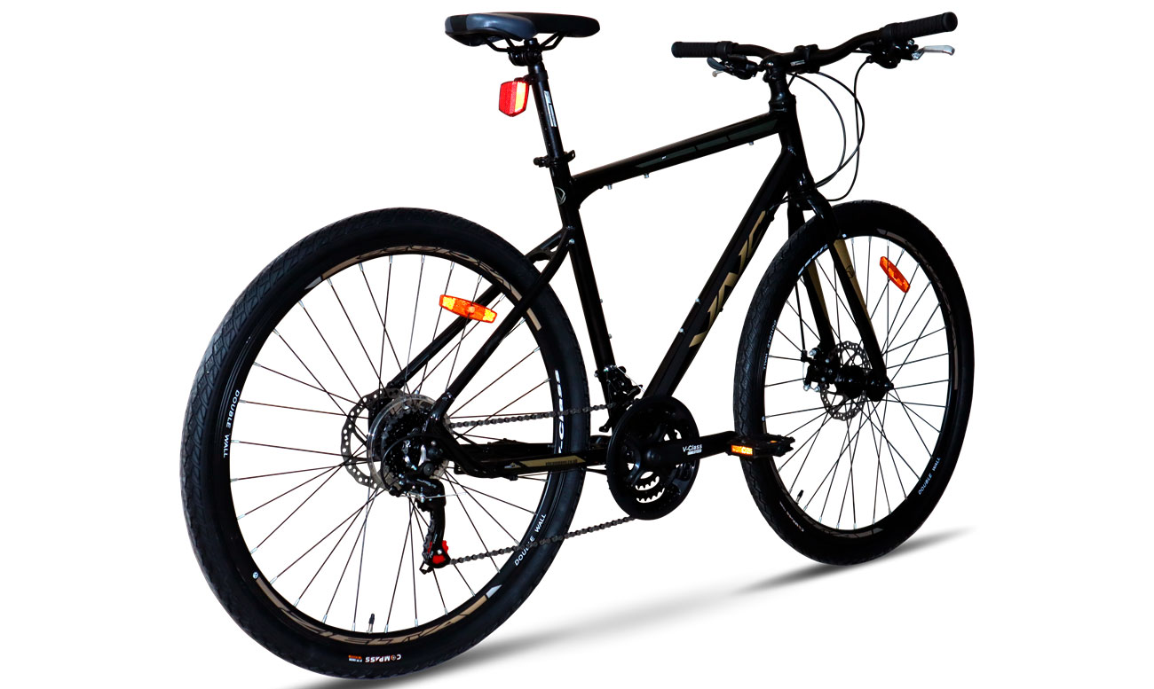 Фотография Велосипед VNC SweepRacer A3 28" размер М 2021 Черно-золотой 3