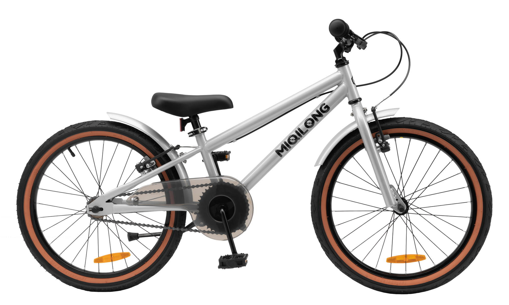 Детский велосипед Miqilong ST 20", One size, 2025, серебристый 3