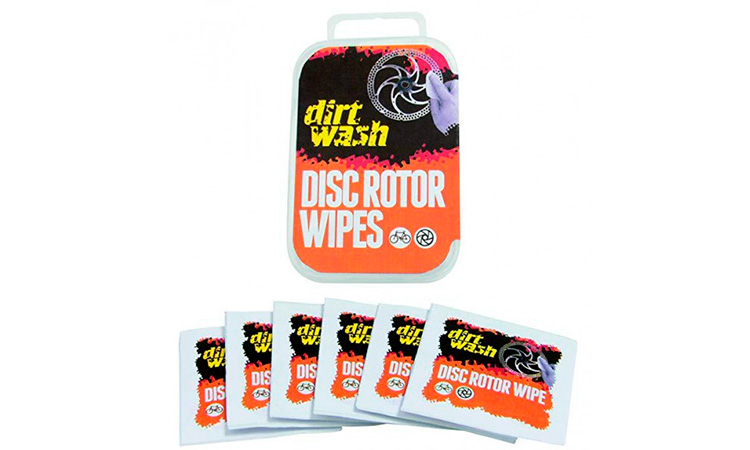 Салфетки для чистки цепи Weldtite Dirtwash Disc Rotor Wipes 4 шт