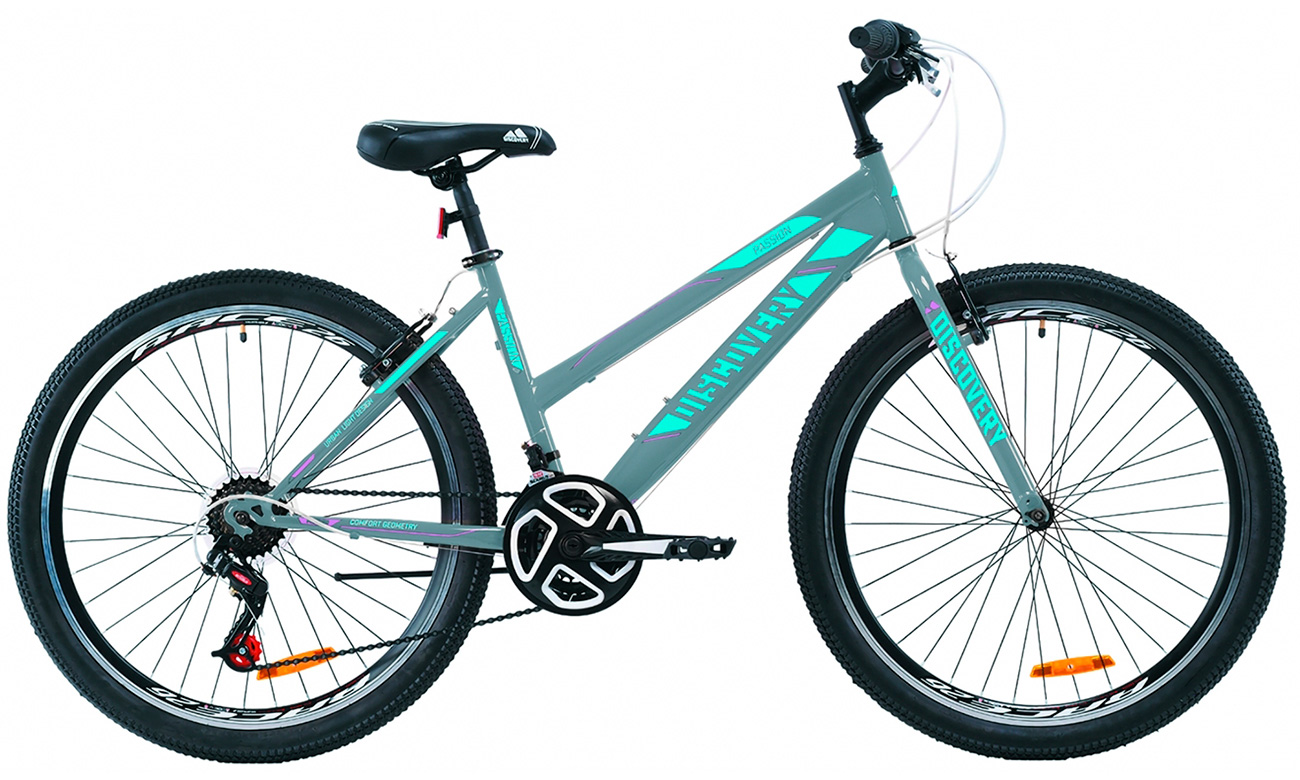 Фотография Велосипед Discovery 26" PASSION (2020) 2020 Серебристо-голубой 5