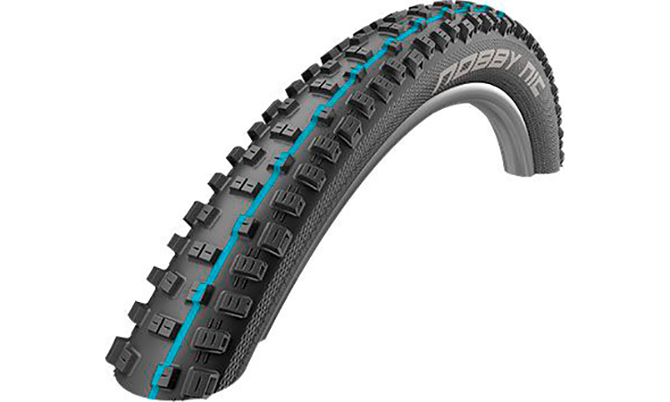 Фотография Покрышка Schwalbe 27.5x2.80 650B (70-584) NOBBY NIC SnakeSkin, TLE, Apex, Evolutoin Folding B/B-SK HS463 Addix Spgrip 67EPI EK  black