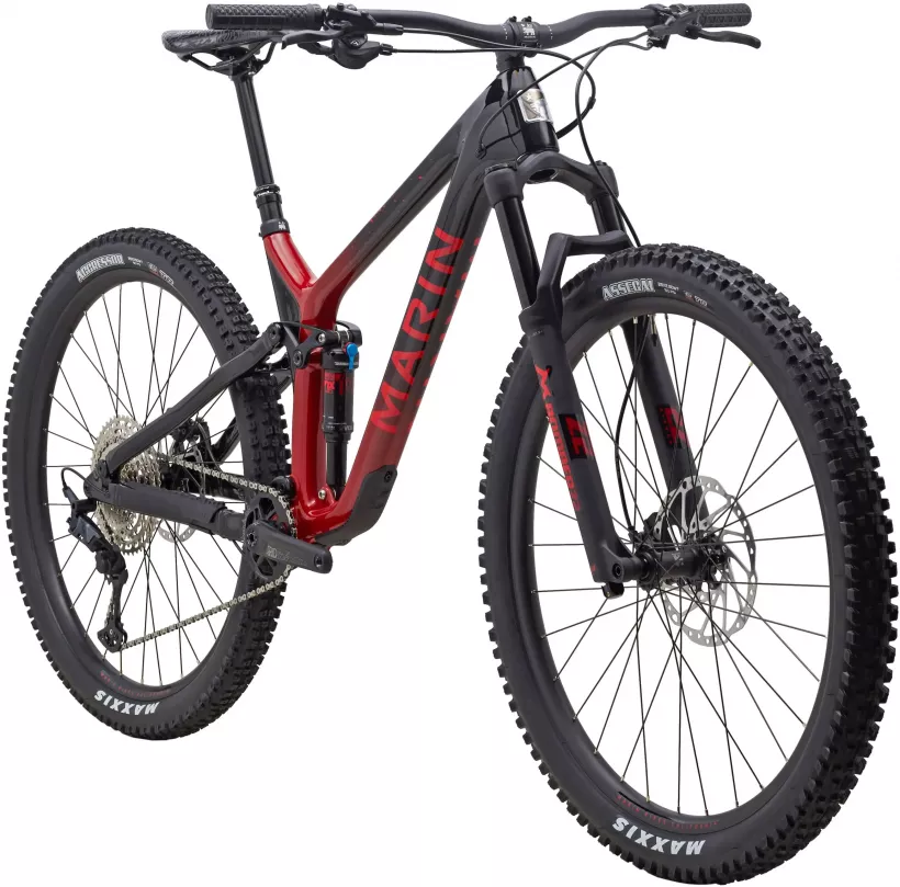 Фотография Велосипед Marin RIFT ZONE Carbon 1 29" рама M (2023) Красно-черный 2