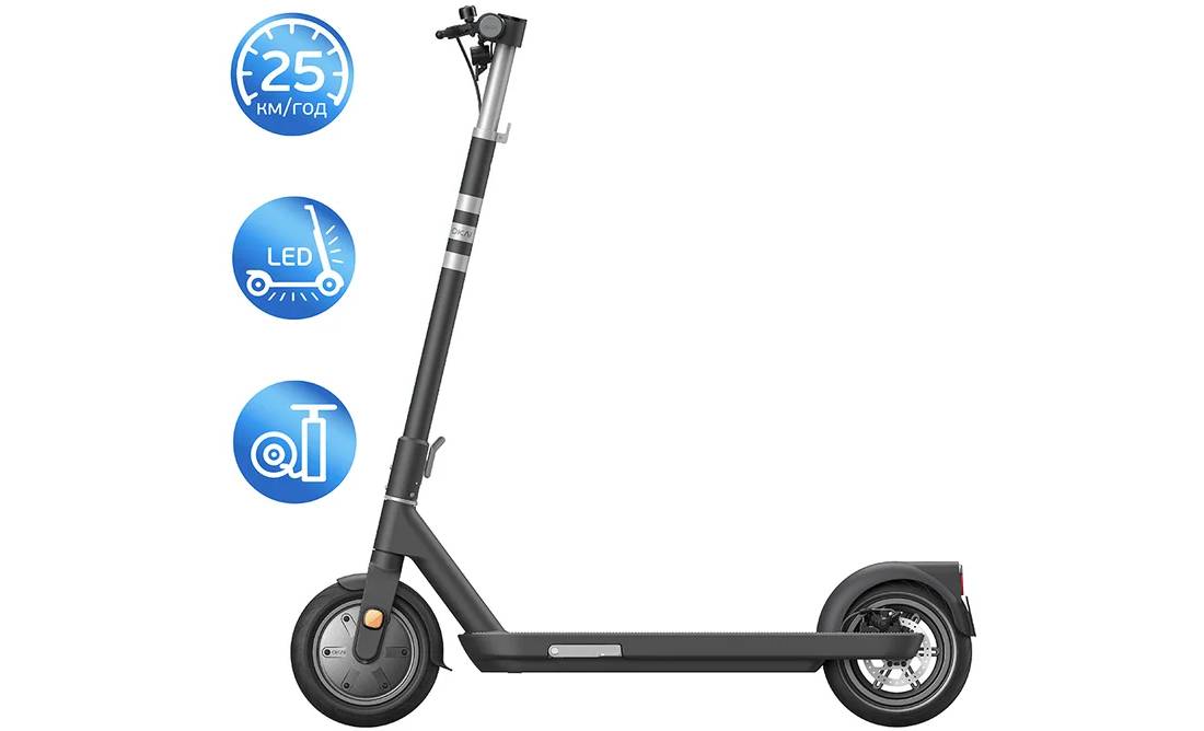 Электросамокат OKAI ES10-NEON Lite 9" 300(600)W, 7.8Ah, NFC, App, черный 13