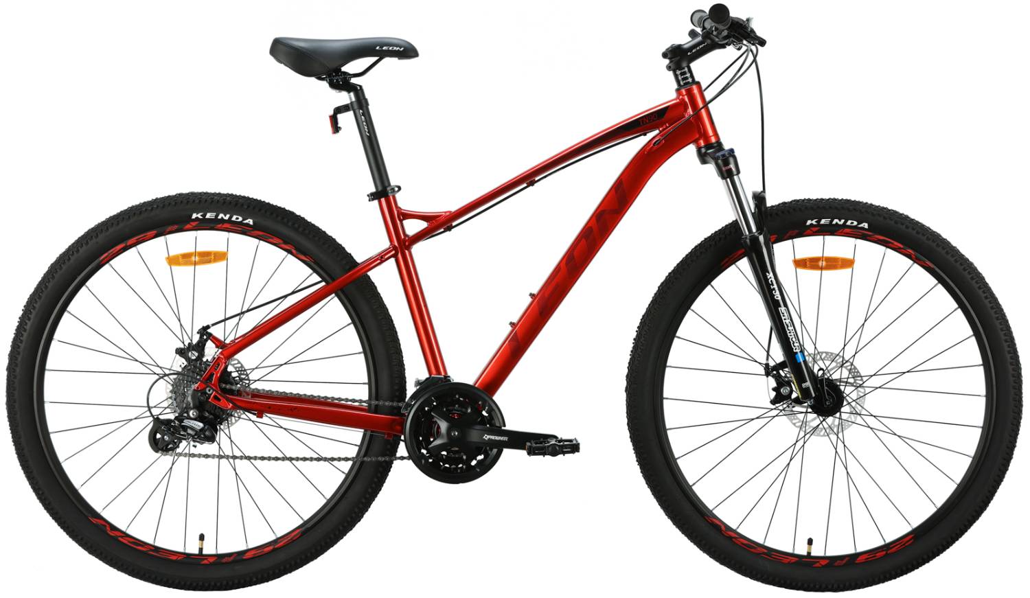 Фотографія Велосипед Leon TN-90 AM DD 29" размер М рама 18" 2024 Красный