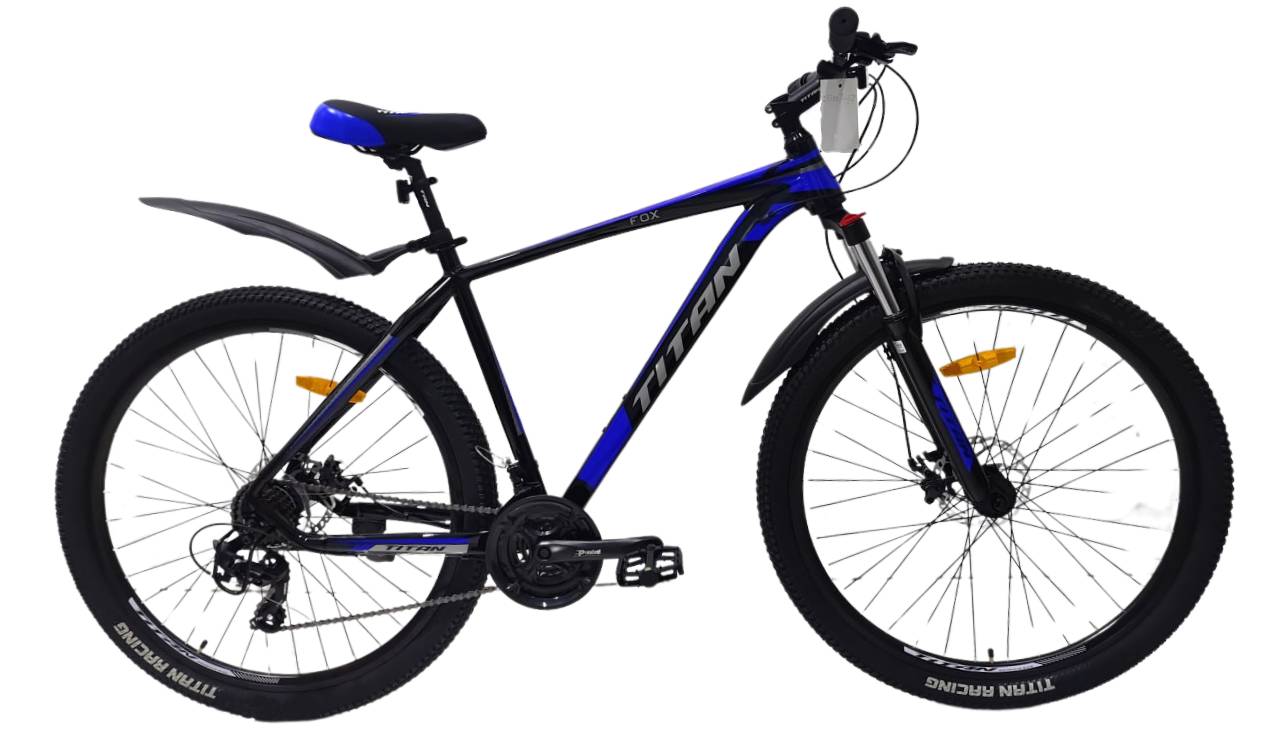 Фотографія Велосипед Titan FOX 29", розмір L рама 20", Чорно-синій