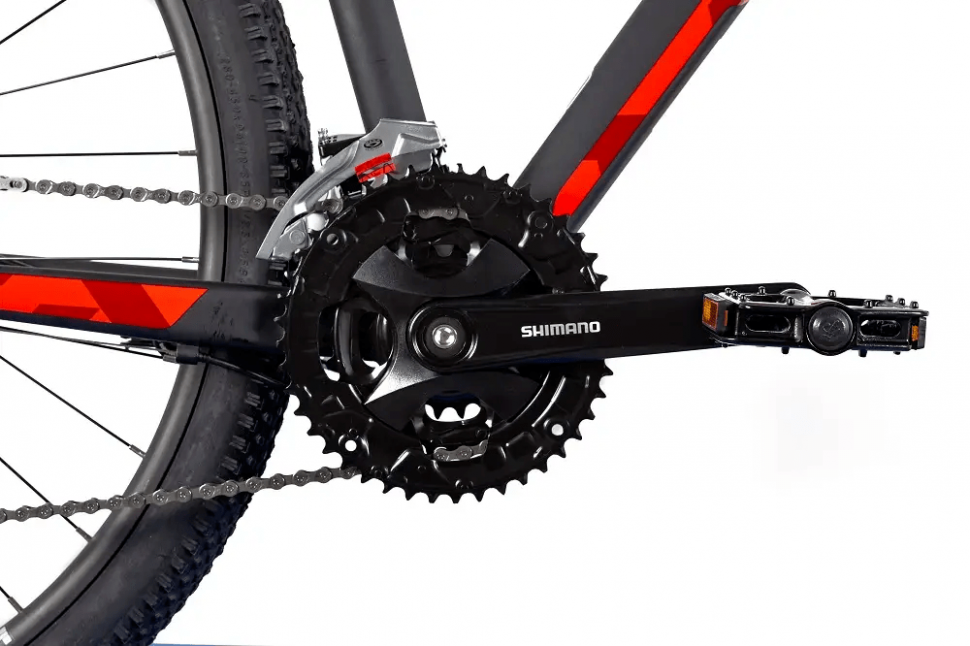 Фотография Велосипед Trinx X1 Pro 29" размер М рама 17 2021 Matt-black-red-white 2