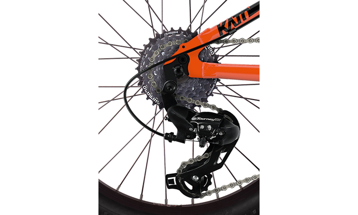 Фотографія Велосипед Ghost Kato R1.0 20" (2020) 2020 Оранжево-чорний 3