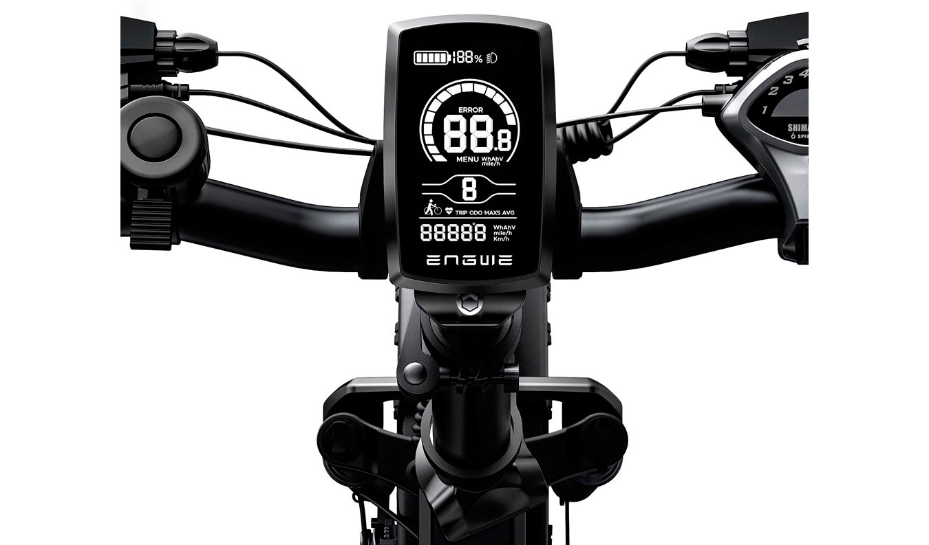Фотография Электровелосипед Engwe C20 Pro (250 Вт, 16 А/год, 36 В),  20", черный 6