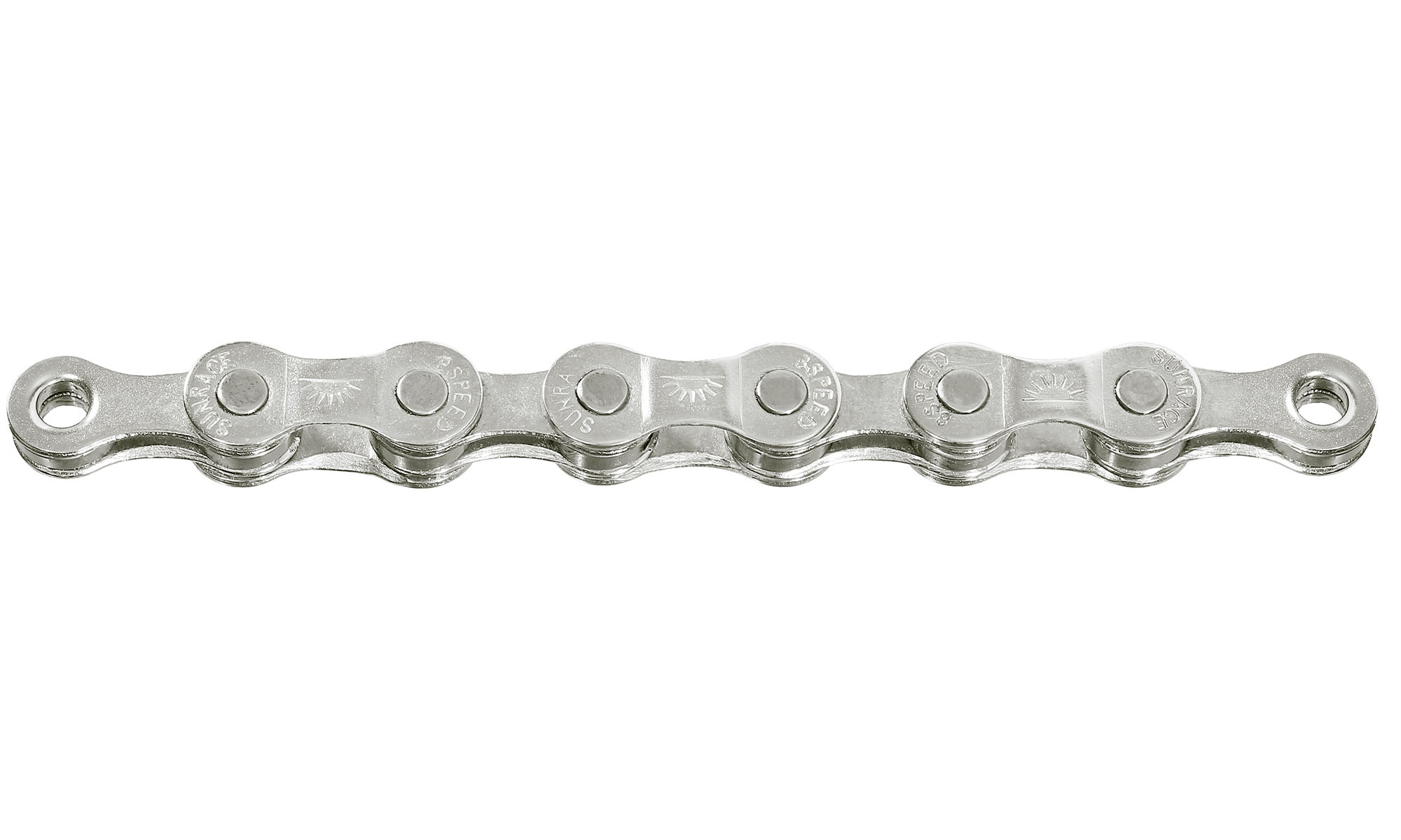 Цепь SunRace CNM84 S Silver 8 скоростей, 116 звеньев, с замком 