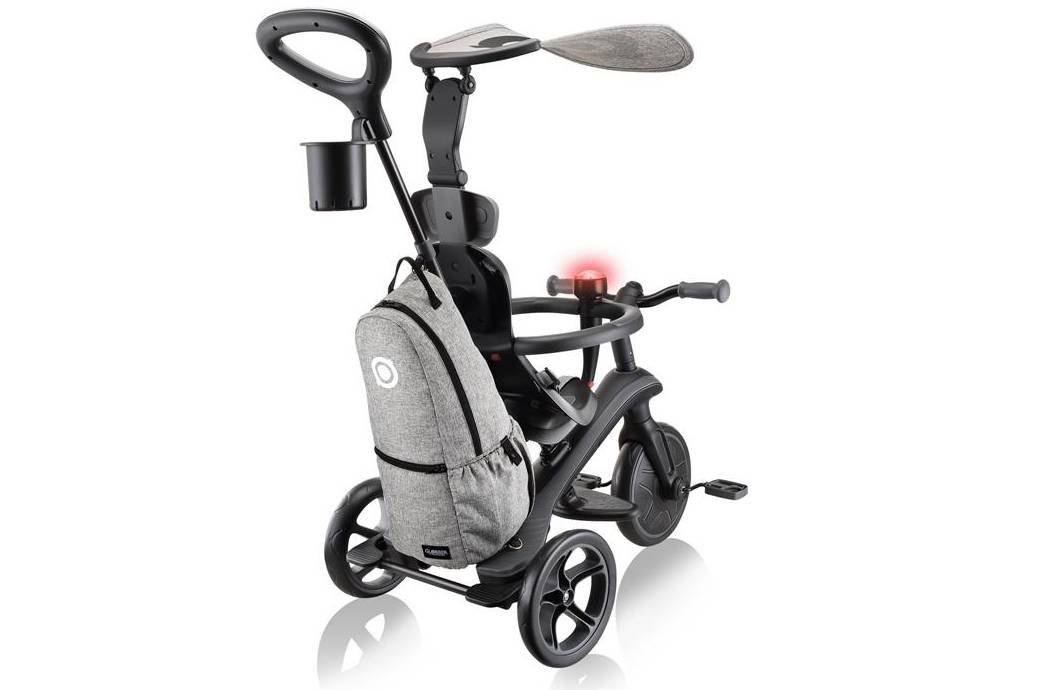 Велосипед дитячий GLOBBER серії EXPLORER TRIKE DELUXE PLAY 4в1, чорно-сірий 2