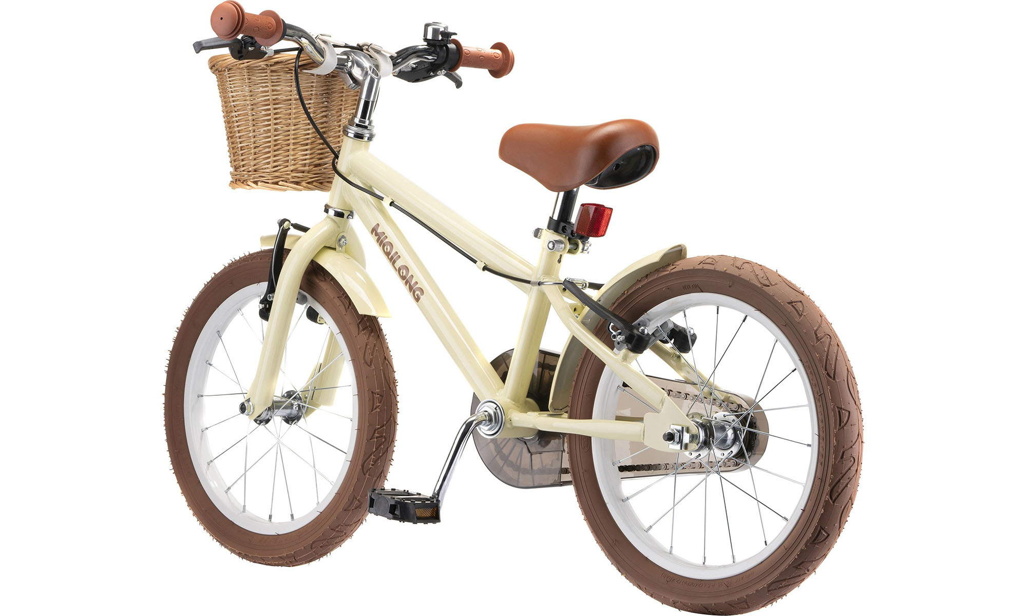Детский велосипед Miqilong RM 16" One size, 2025, бежевый 8
