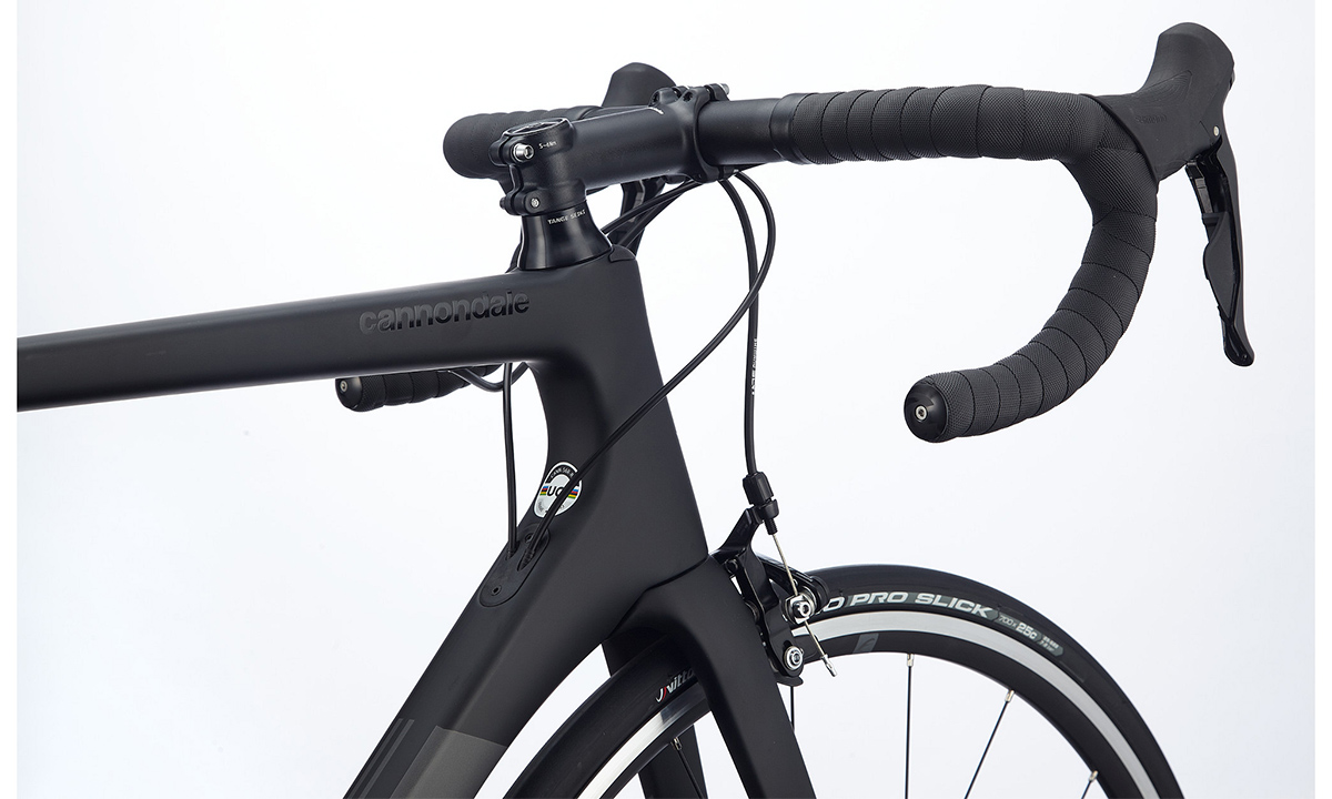 Фотографія Велосипед Cannondale SUPERSIX Carbon 105 28" розмір XS 2021 black 3