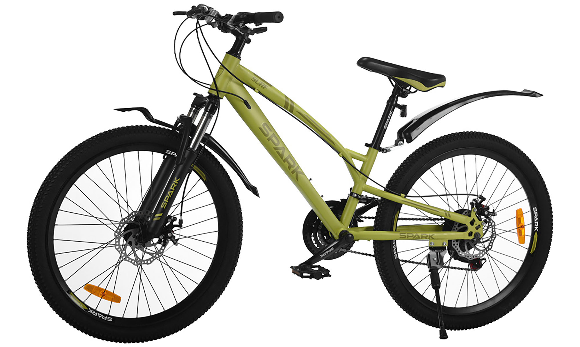 Велосипед SPARK SURF 24", размер XXS, рама 11", год 2026, салатовый 3 Велосипед SPARK SURF 24", размер XXS, рама 11", год 2026, салатовый 3