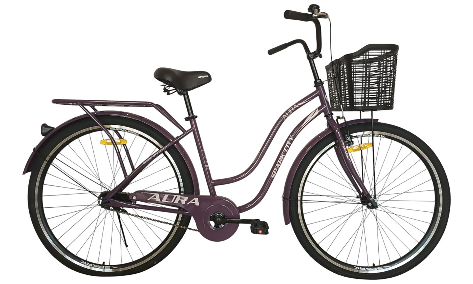 Велосипед SPARK CITY AURA 28", размер M, рама 18", год 2026, коричневый 