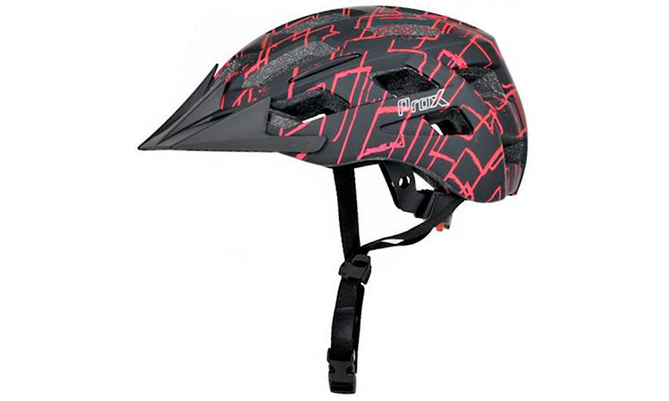 Фотография Шлем велосипедный ProX Storm, размер M (55-58 см) черно-красный 