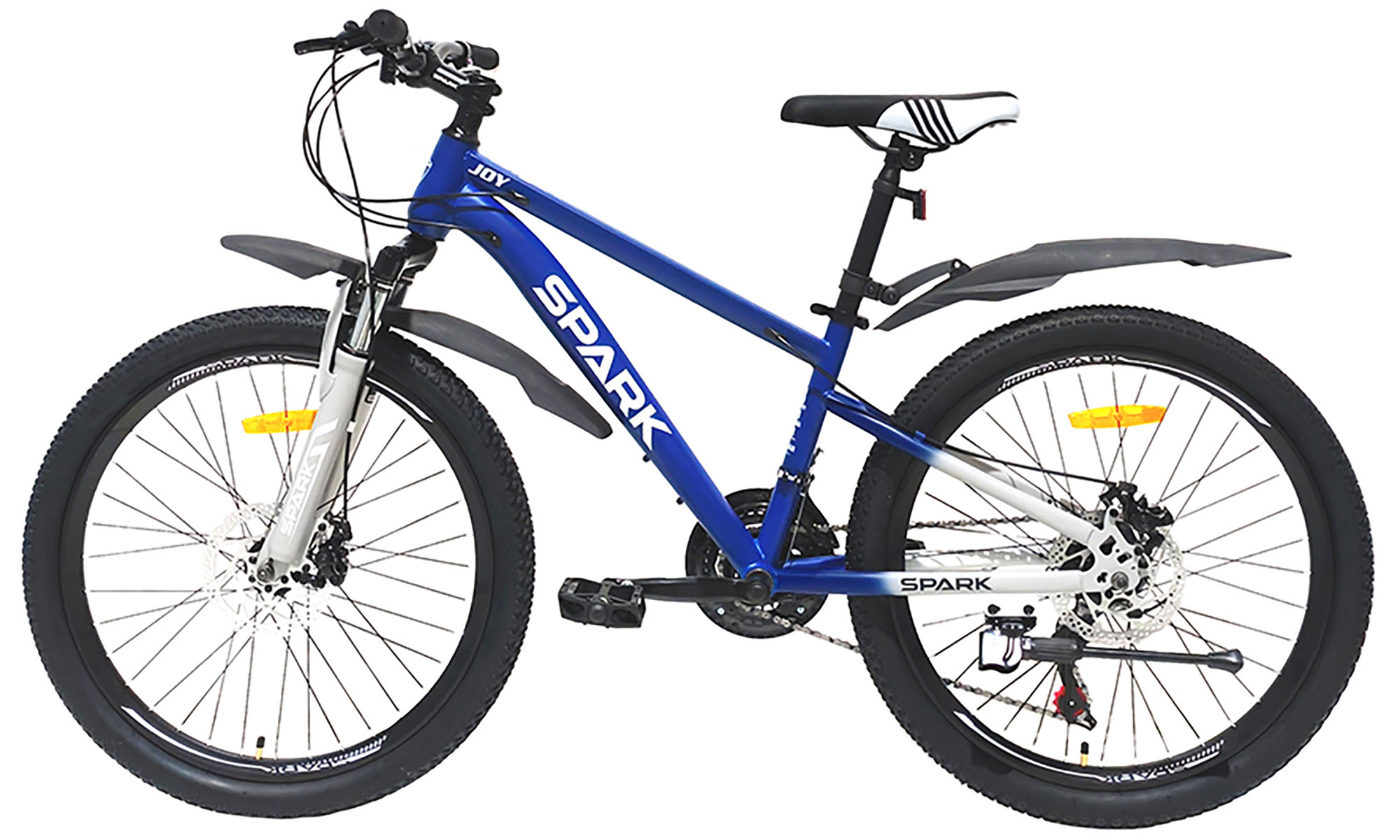 Велосипед SPARK JOY 24", размер XS, рама 13", 2025, синий с серым 3