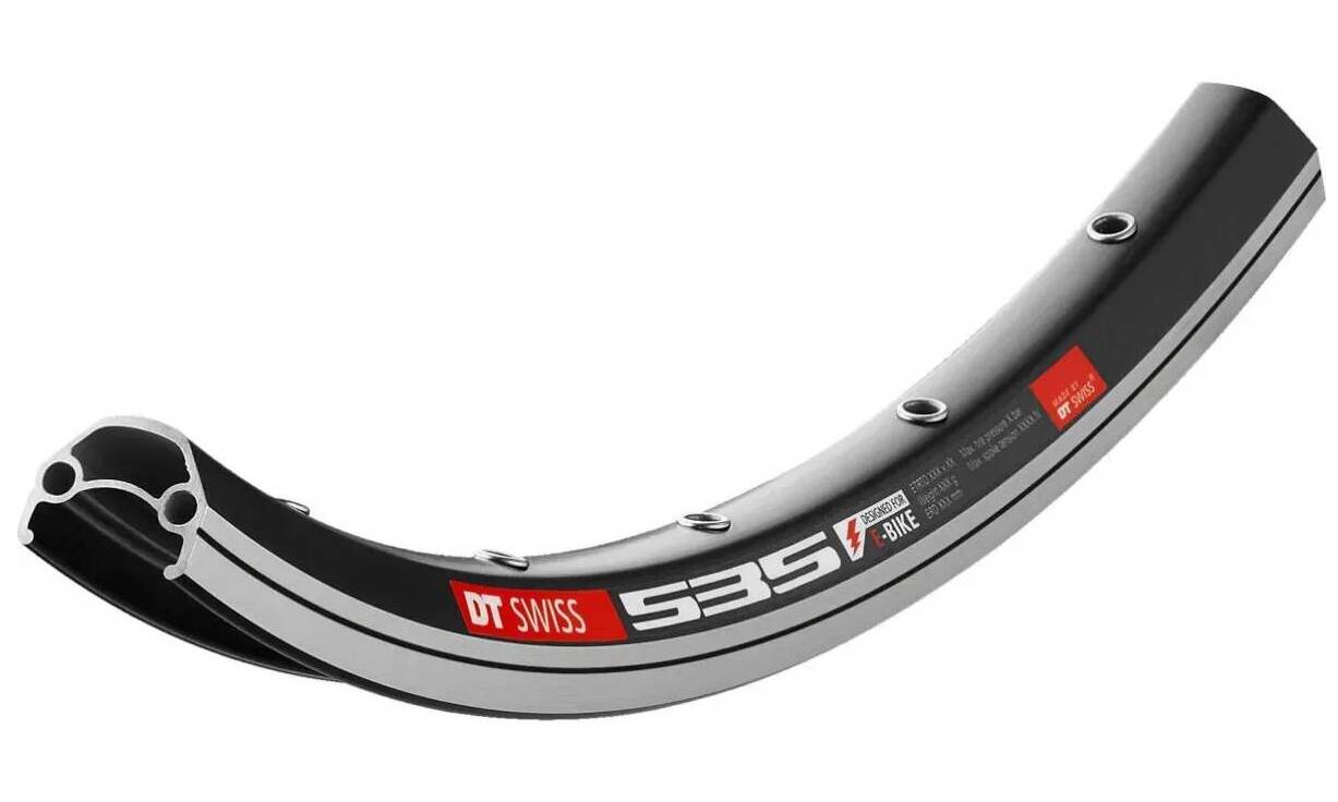 Обод DT Swiss 535, 29", размер 559×19 мм, 36 отверстий, ниппель Schrader/Presta, ободные тормоза, черный 2