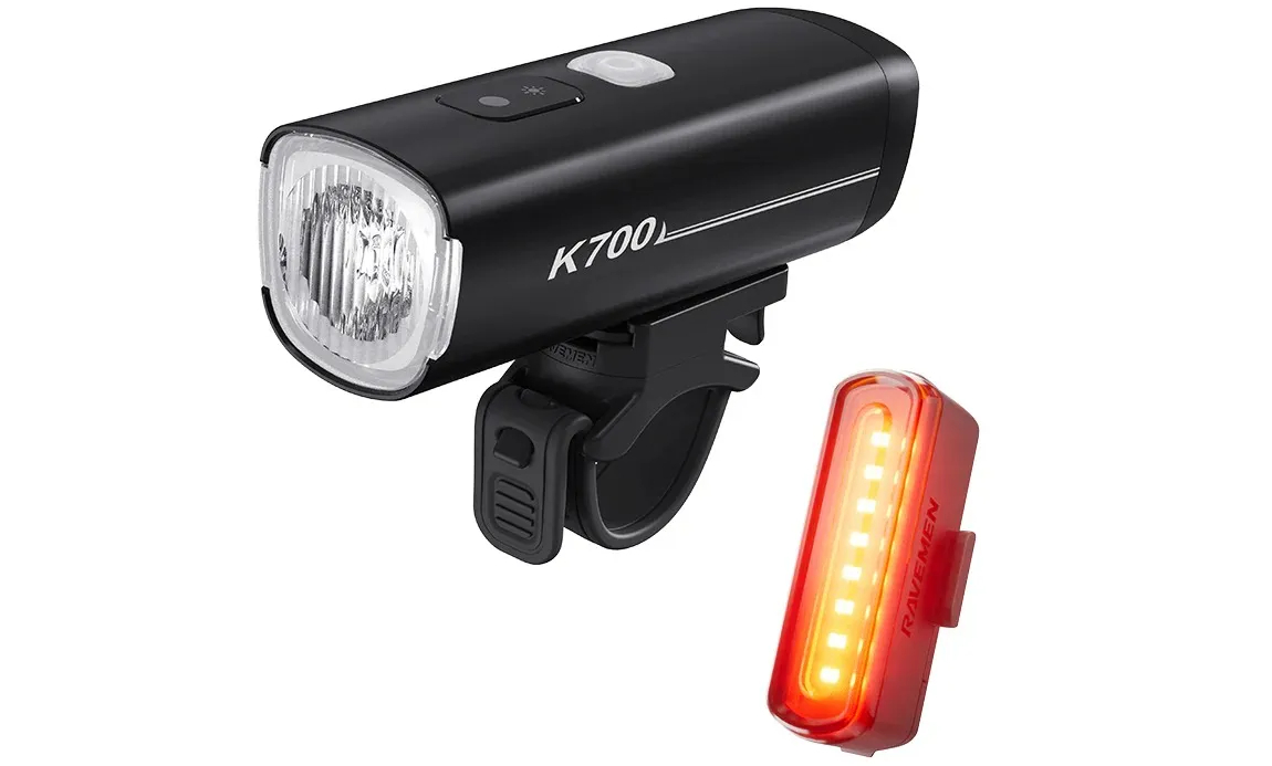 Комплект света Ravemen LS32 : K700 + TR30 (700 + 30 lm, 2200 + 200 mAh) 