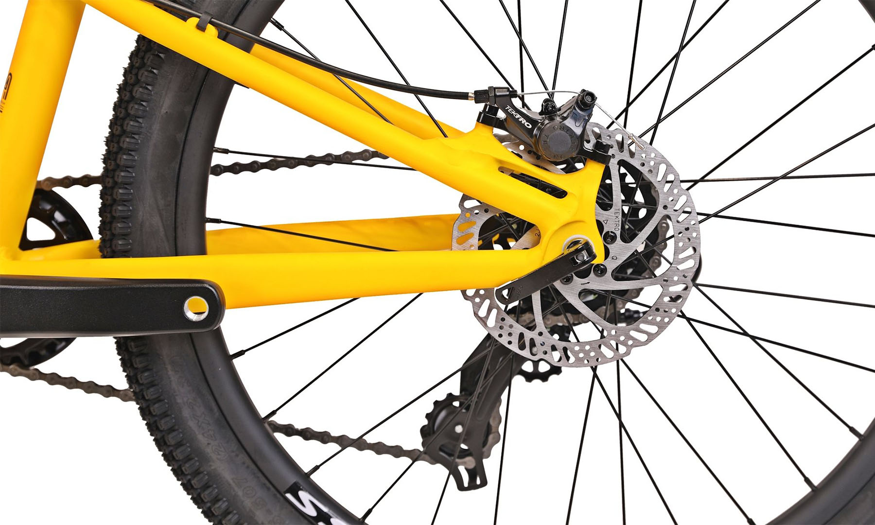 Фотография Велосипед Winner BULLET 24" размер рамы XXS 2024 Желтый (мат) 7
