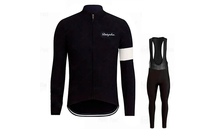 Велоформа Cycling Ralpha, утеплённая, с флисом, штаны с лямками, размер XL   2