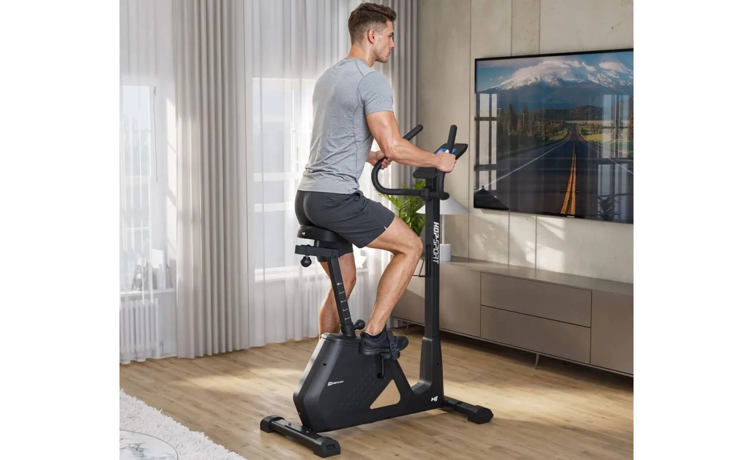 Велотренажер Hop-Sport HS-4500H Creft електромагнітний чорний 8 Велотренажер Hop-Sport HS-4500H Creft електромагнітний чорний 8
