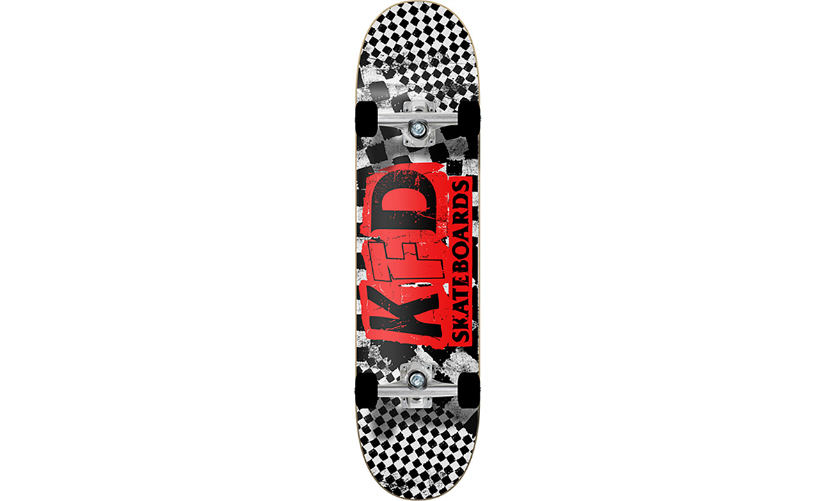 Фотография Скейтборд KFD Ransom Complete Skateboard 80 х 20 см Черно-белый
