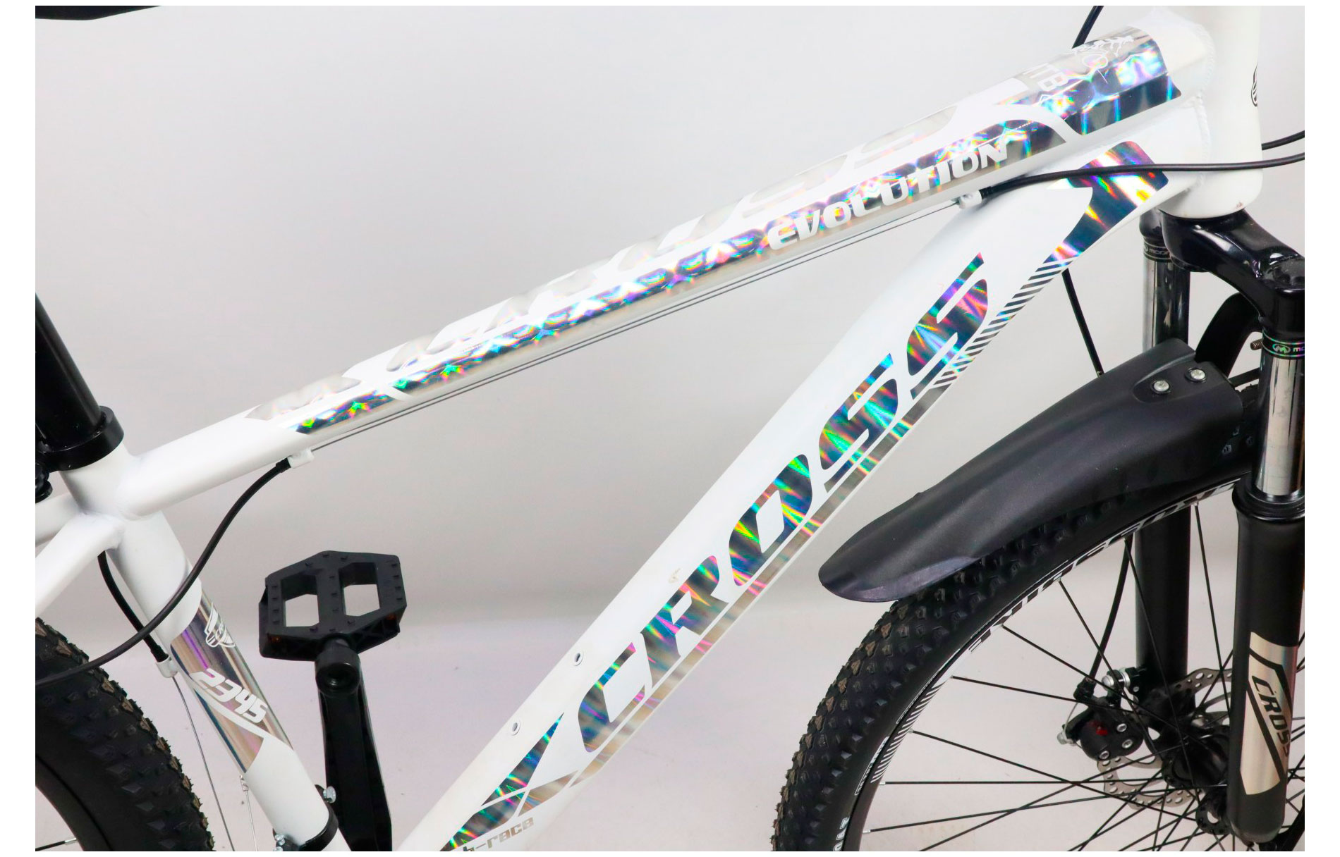 Велосипед Cross Evolution V2 26" розмір XS рама 13" 2023 Білий 4