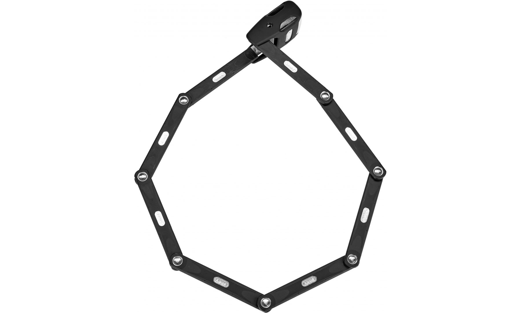 Замок сегментний ABUS 6000KA/120 Bordo Big Alarm Чорний + кріплення SH 10