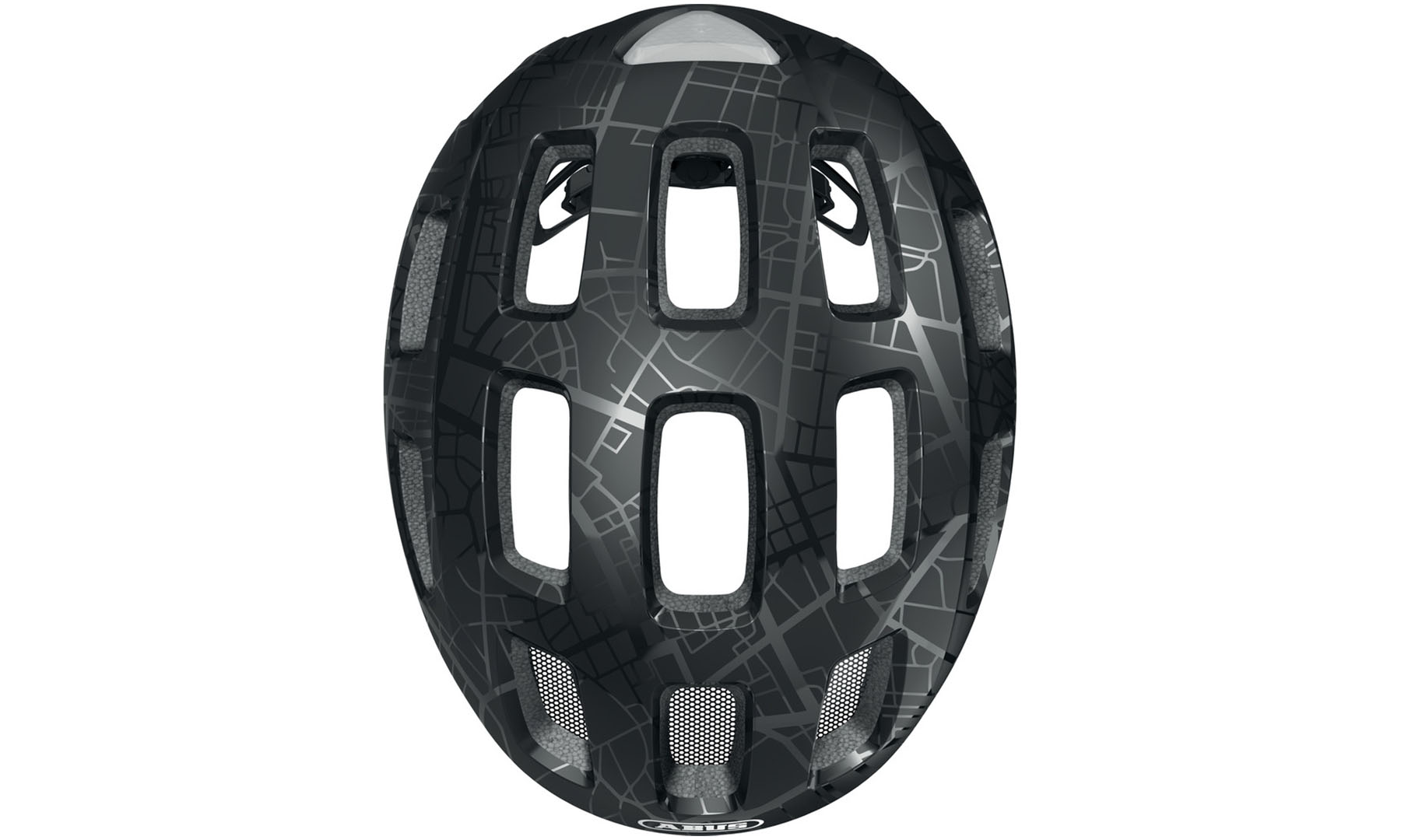 Велошлем детский ABUS YOUN-I 2.0 Street Art, размер M (52-57 см), темно-серый 4