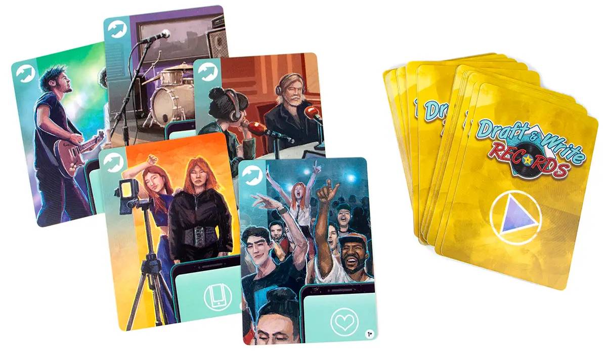 Настольная игра Draft & Write Records + 2 мини-дополнения 8