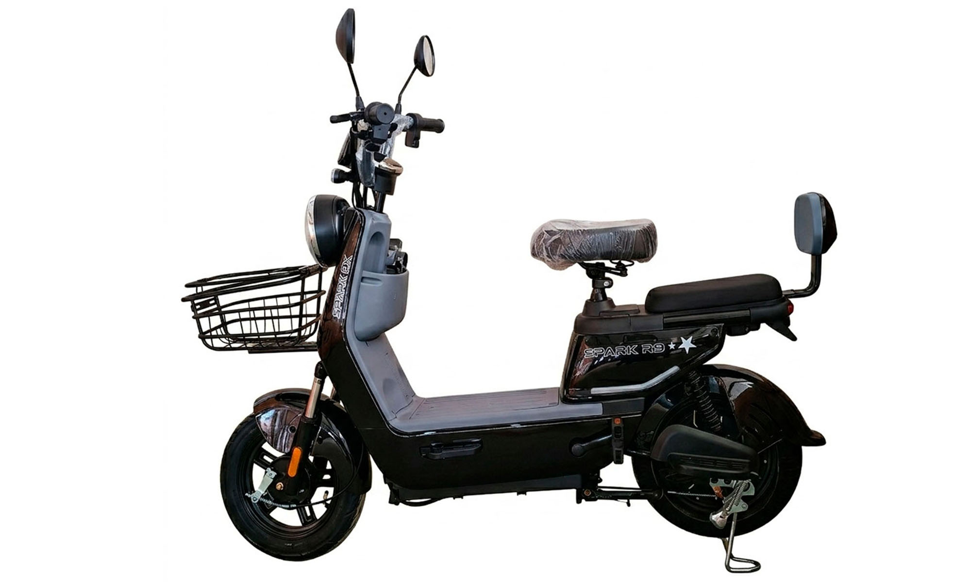 Велосипед с электромотором SPARK R9 10", рама 14", 60V/800W/20Ah, LiFePO4, год 2026, чёрный Велосипед с электромотором SPARK R9 10", рама 14", 60V/800W/20Ah, LiFePO4, год 2026, чёрный