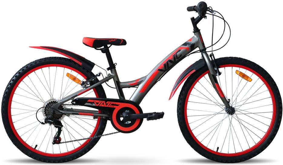 Фотография Велосипед VNC Ranger Sport 24" размер XXS 2023 Серо-красный