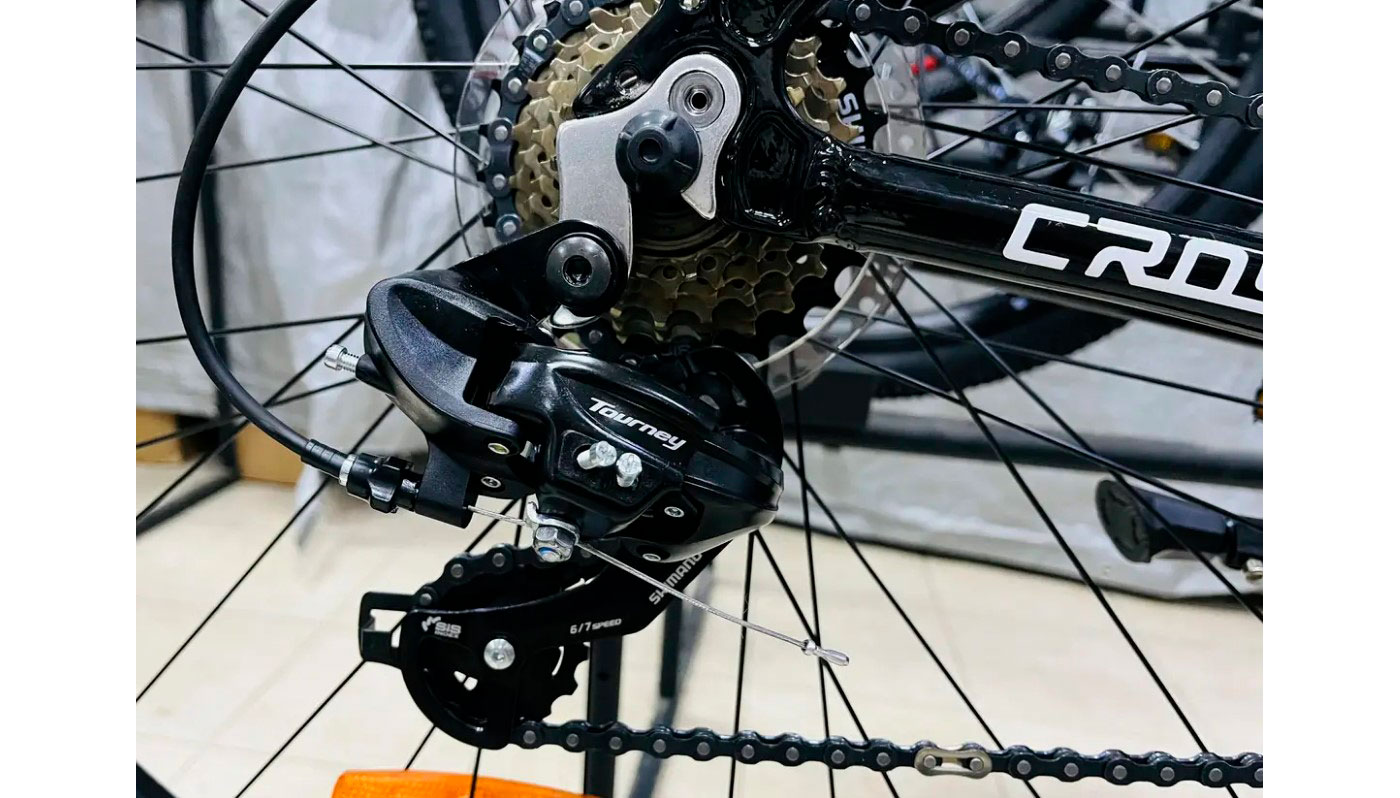 Велосипед Crosser Girl 27,5" розмір S рама 15 Чорно-бірюзовий 5