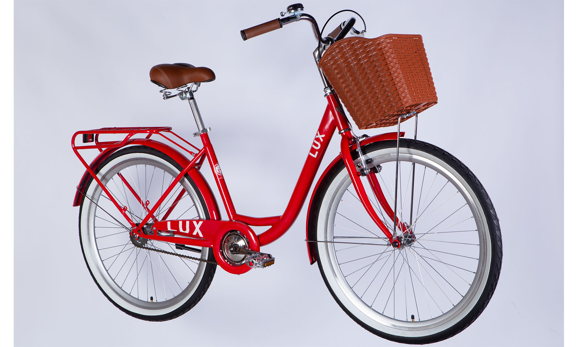 Велосипед Dorozhnik LUX Velosteel 26", розмір M, рама-17" 2025, червоний 4