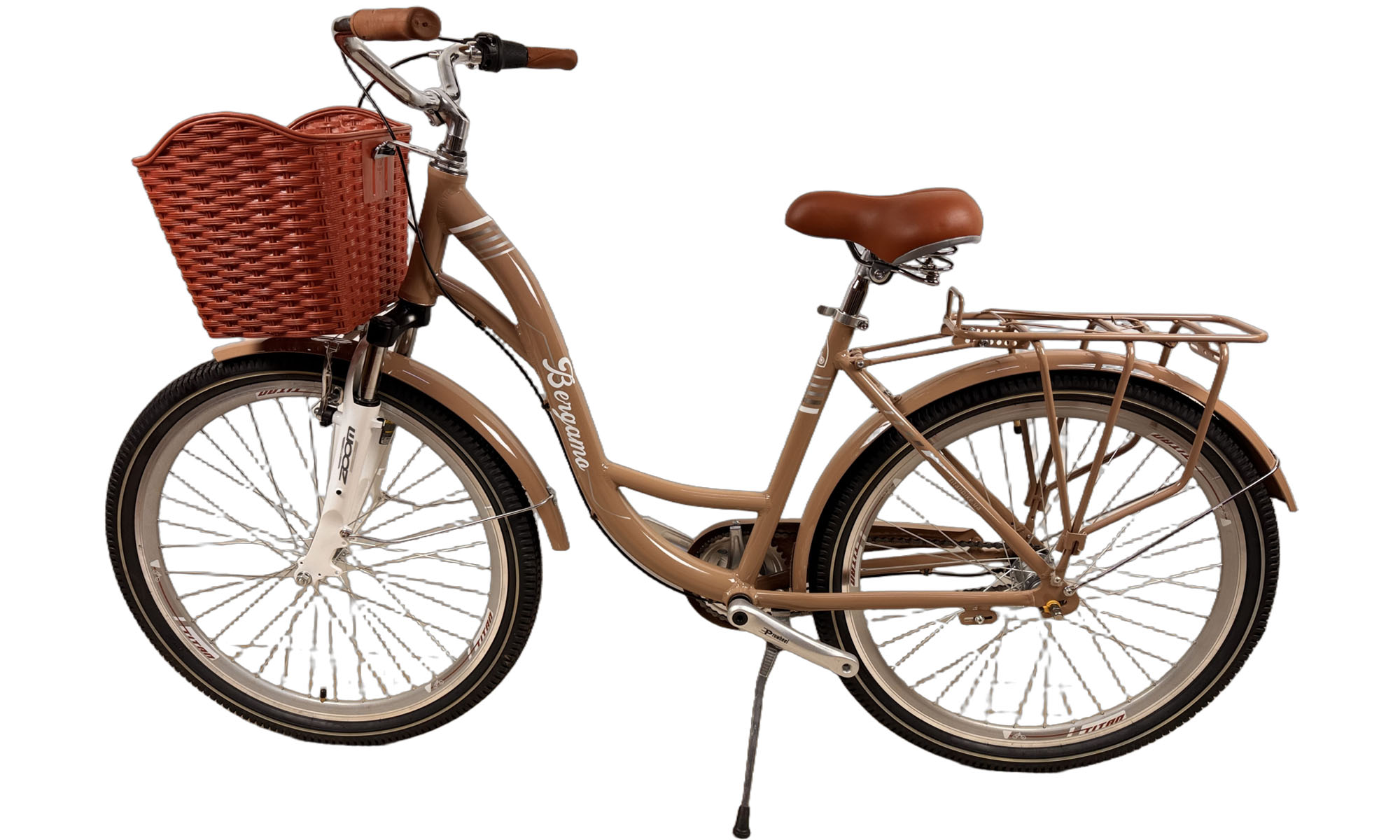 Велосипед Titan Bergamo NX 3 sp 26", размер M, рама 17", год 2024, Коричневый 3