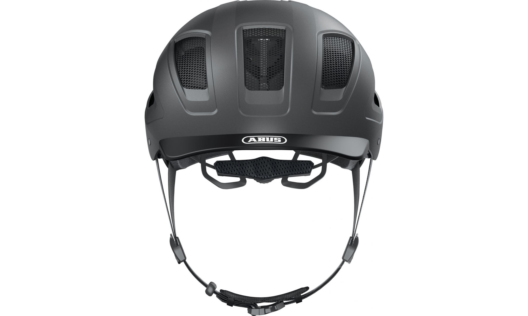 Велошлем ABUS HYBAN 2.0 Titan размер XL (58-63 см), титан серый 4