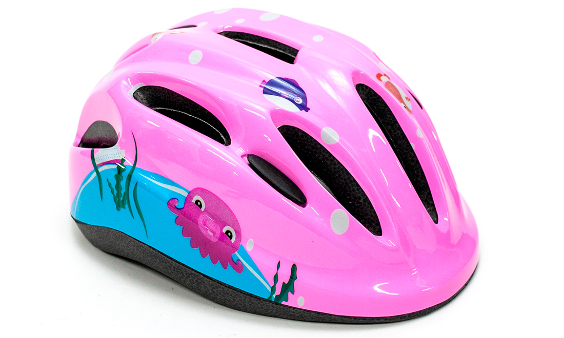 Фотография Шлем велосипедный FSK KS502, размер М (50-56 см), Розовый 