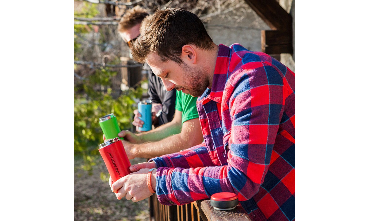 Термокружка Lifeventure Thermal Mug red matt 4