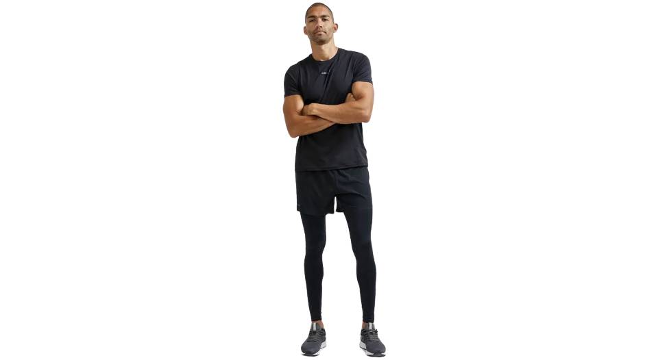 Тайтси Craft ADV Essence Zip Tights чоловічі, розмір M, сезон AW 22, чорний 6