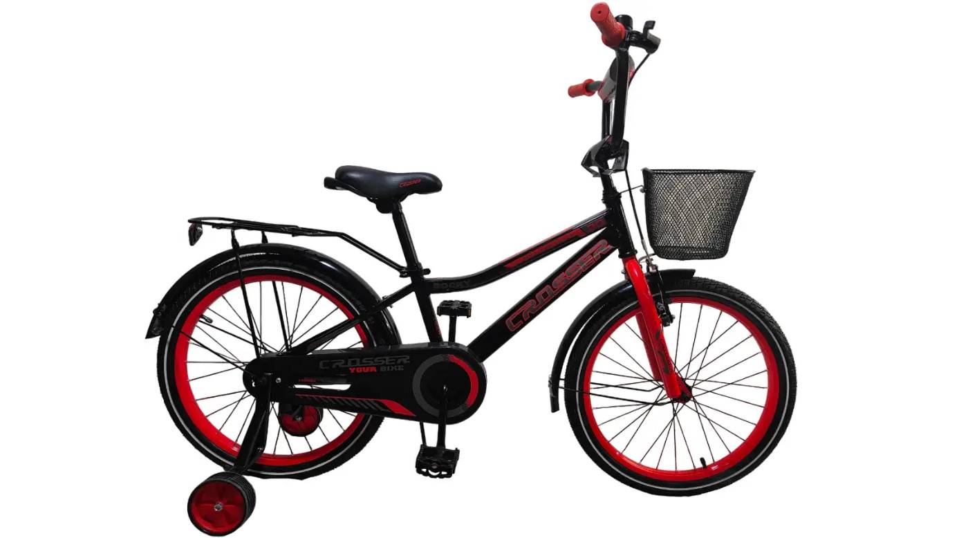 Фотографія Велосипед Crosser Rocky 18" (2021)  Черно-красный