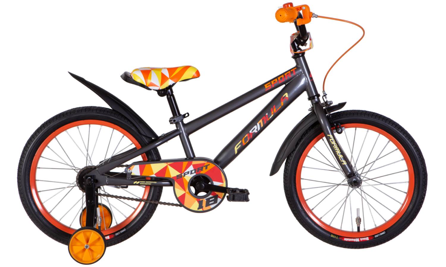 Фотографія Велосипед Formula SPORT 18" рама 9" 2024 Серо-оранжевый